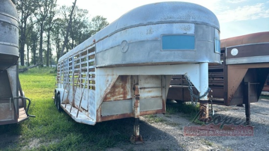 20ft gooseneck stock trailer