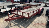 16ft Tandem axle utility trailer