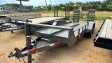 19ft Tandem axle equipment trailer
