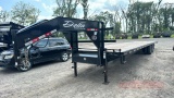 2022 Delta 40ft Gooseneck Flatbed Trailer
