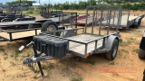 8ft Utility Trailer with Drop Gate