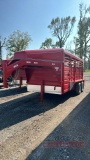 15 ft Gooseneck Stock Trailer