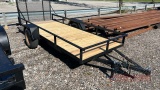 13ft Drop Gate Utility Trailer - no title