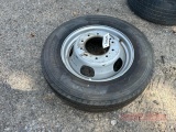 10 Lug rim w/ Hankook 225/70R19.5 tire
