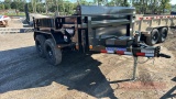Load Trail 10ft hydraulic dump trailer