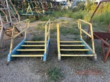 Set of metal stairs
