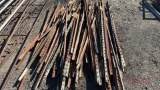 T posts - barbed wire - fence stays