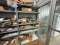 Metal Shelf & Contents