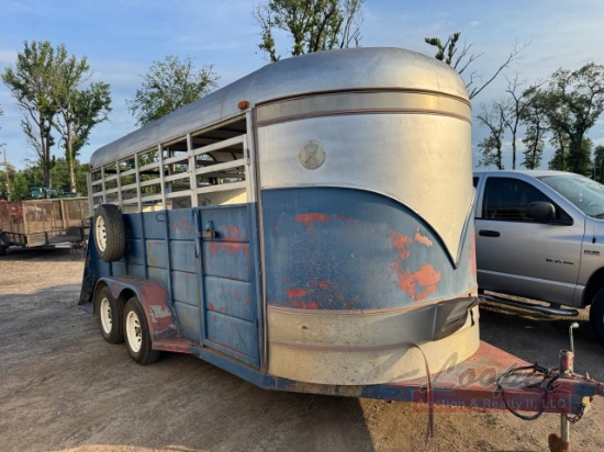 1992 Stock 16ft Stock Trailer