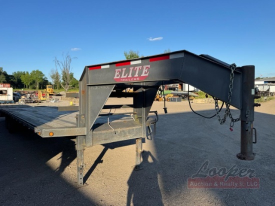 2014 Elite 34ft Flatbed Trailer