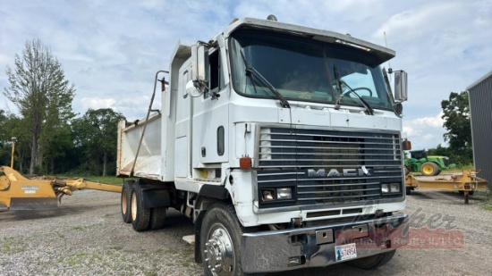 1989 Mack MH613 Cab Over Dump Truck
