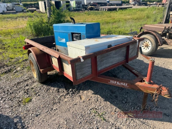 Miller Bobcat 225 Welder/Generator on Trailer