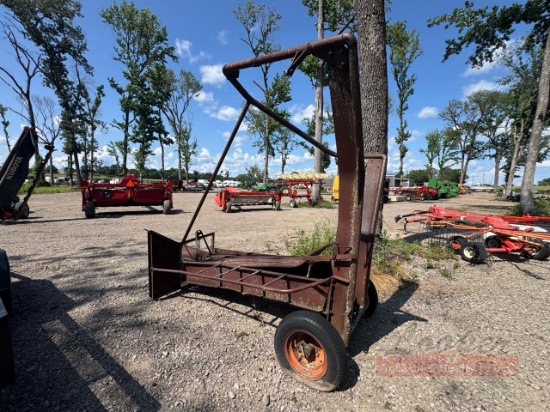 Pop up Square Bale Loader