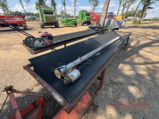 (2) 16ft feed troughs w/ contents