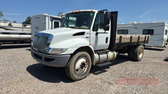 2013 International 4300M7 Flatbed Dump