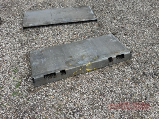 Skid Steer Quick Attach Weldable Plate