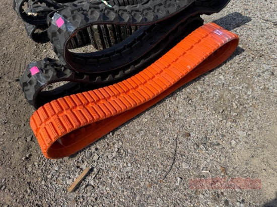 250x72x45 Orange Rubber Skid Steer Track