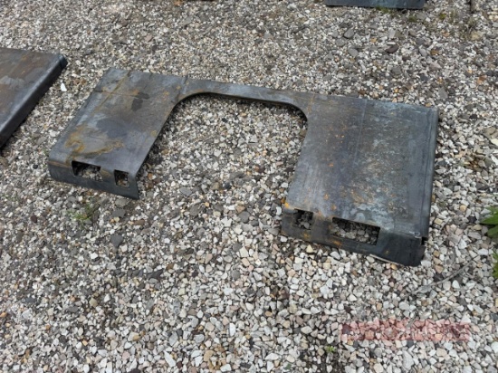 Skid Steer Quick Attach Weldable Plate