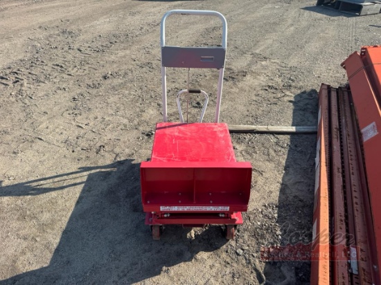 Dayton 33W290 600lb scissor Lift Cart