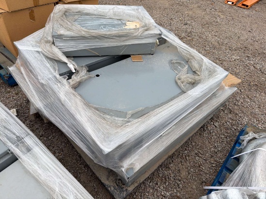 Pallet of Industrial Electrical Control Enclosures