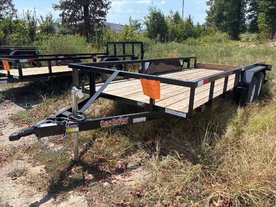77in x 16ft Tube Top Utility Trailer