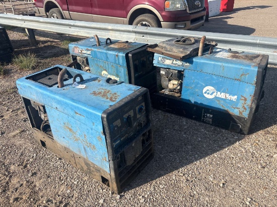 (3) Miller welders Bobcat 225