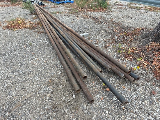 (11) 20ft Metal Piping