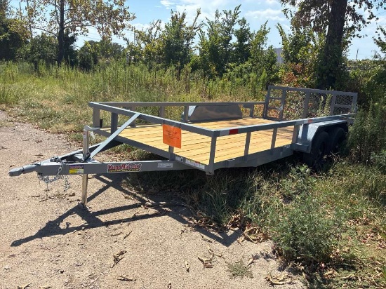 2026 82in x 16ft Tube Top Utility Trailer