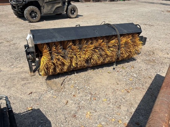Blue Diamond Skid Steer Sweeper Attachment