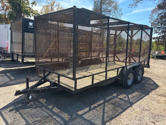 16ft Fully Enclosed Landscape Trailer