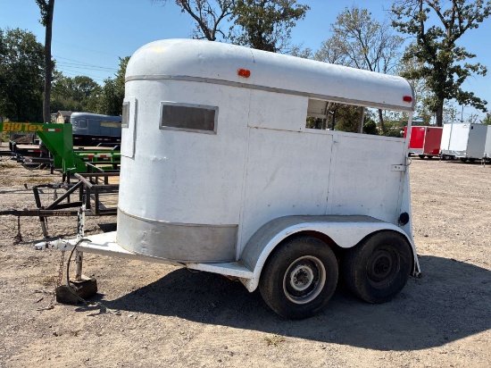2 Horse Bumper Pull Trailer