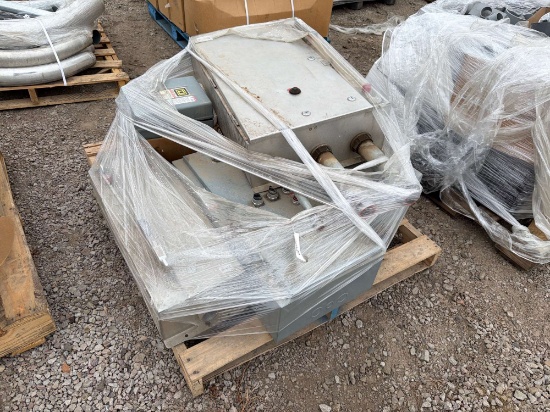 Pallet of Industrial Electrical Disconnect Enclosures / Panels
