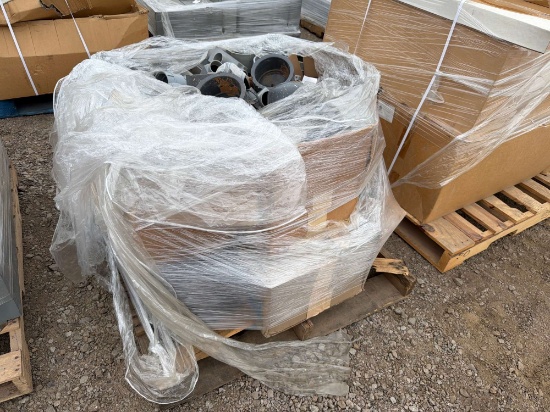 Pallet of New Assorted PVC/Plastic Pipe Fittings