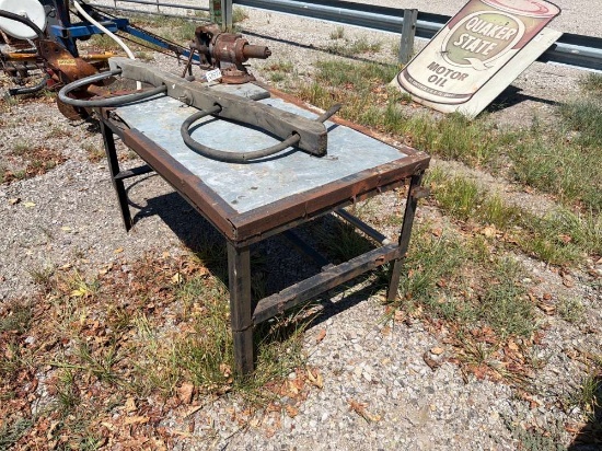 Work Bench - Vise - Ox Yoke - Caboose Stove