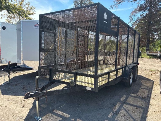 16ft Fully Enclosed Landscape Trailer