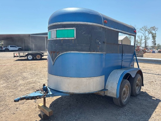 (2) Horse Bumper Pull Trailer