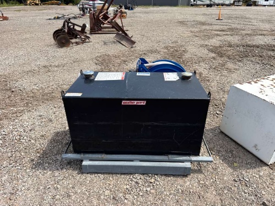 100 Gallon Weatherguard Diesel Tank with Hose and Reel