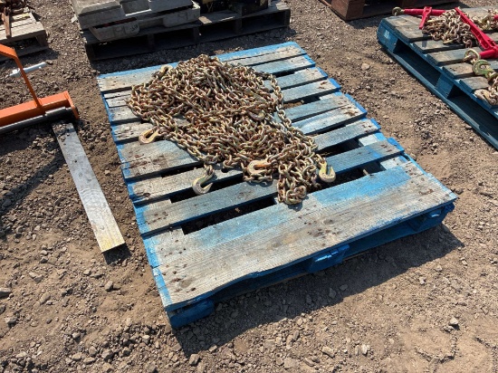 Pallet of (5) 20ft Chains