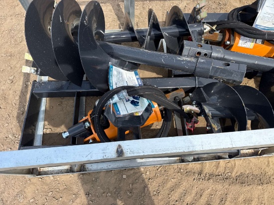 (1) New Wolverine Skid Steer Auger