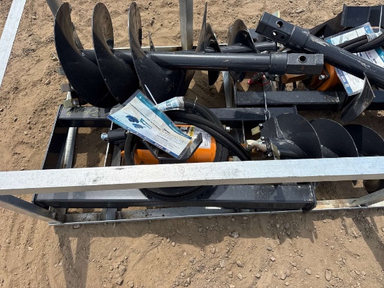 (1) New Wolverine Skid Steer Auger