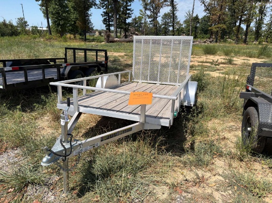 2026 5.5x10ft Aluminum Landscape Trailer