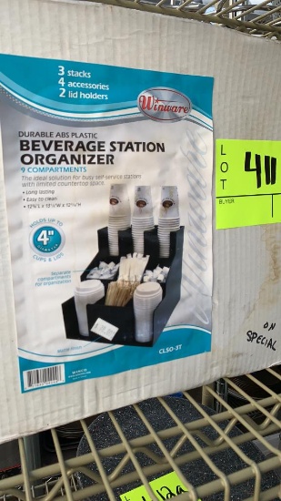 Beverage station organizer