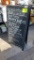 Standing Black Board