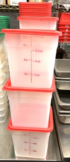 7.5 qt Containers