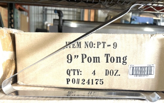 9" Pom Tongs