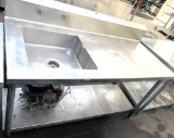 27x58” Work Table with Sink