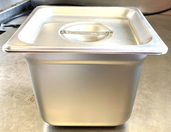 1/6x4” D Food Pans w/ Covers
