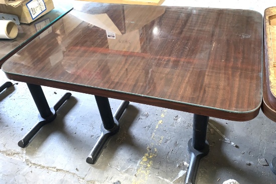 30x42” Dining Tables w/ Glass Tops