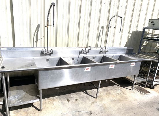 36x149 1/2" Commercial Sink
