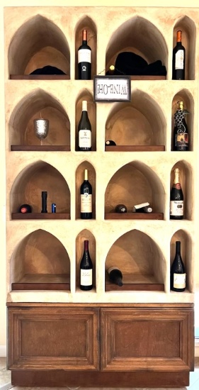 Wine Bottle Display Cabinet